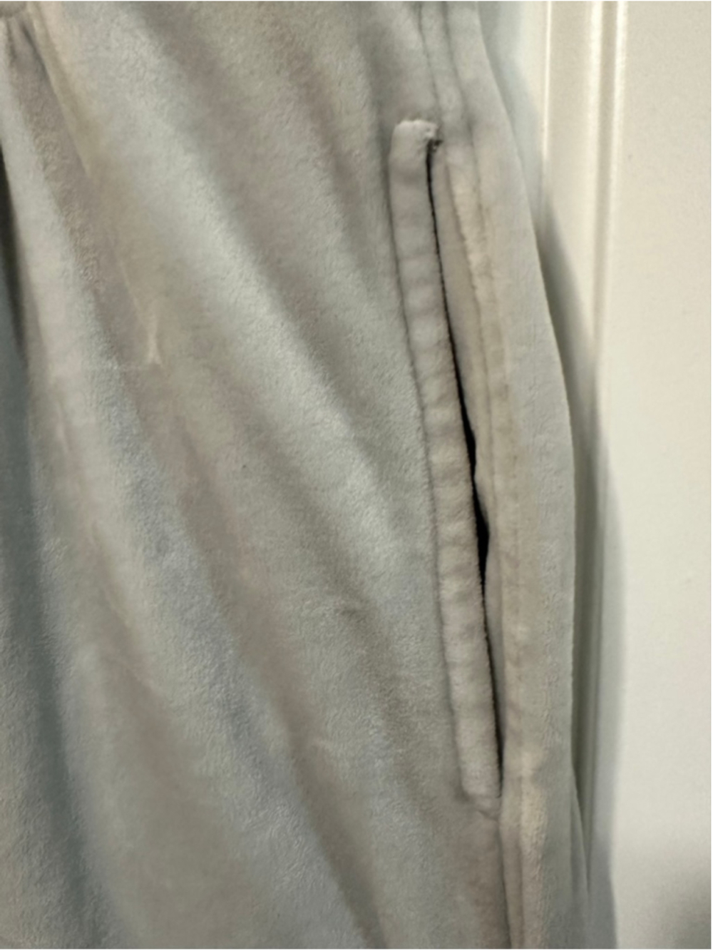 Mono B Buttery Soft Velour Joggers 3X Urban Grey Athleisure Lounge Pants - Picture 3 of 6
